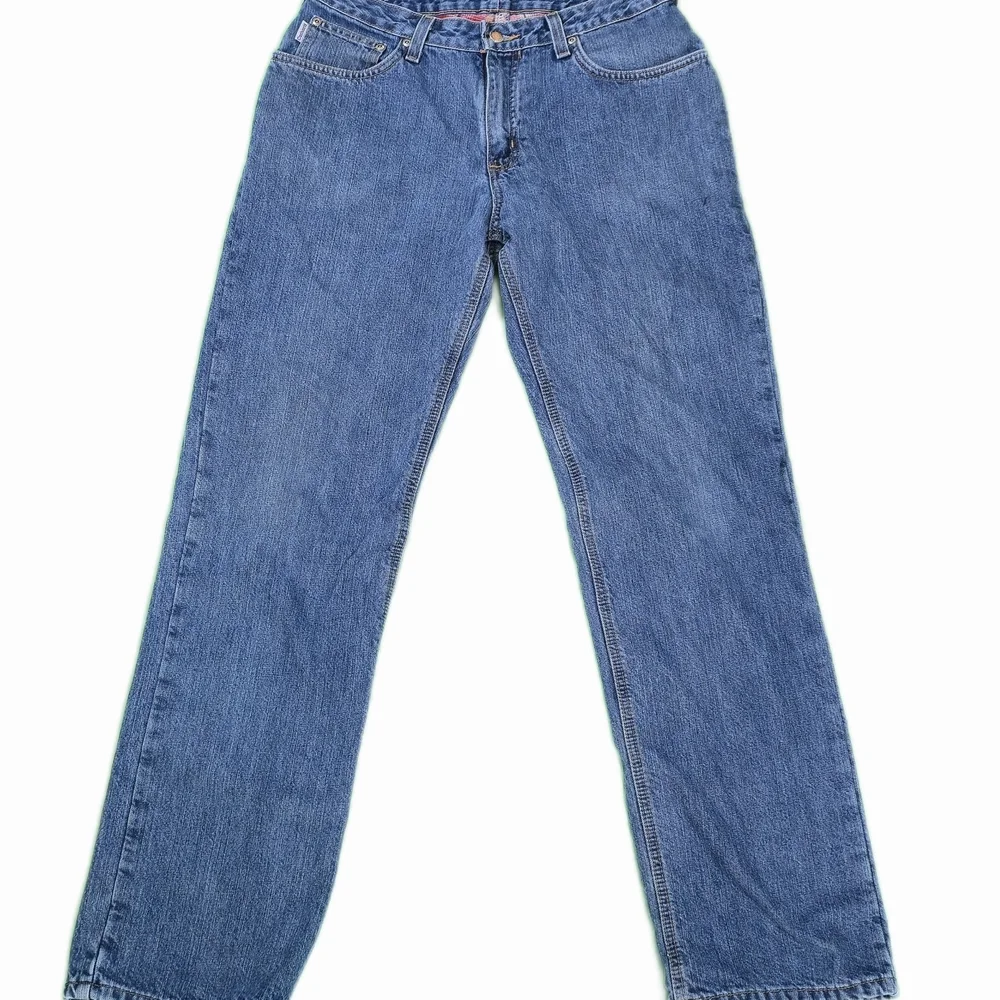 Carhartt Men's Flannel-Lined Jeans - Relaxed Fit - Medium Blue W33